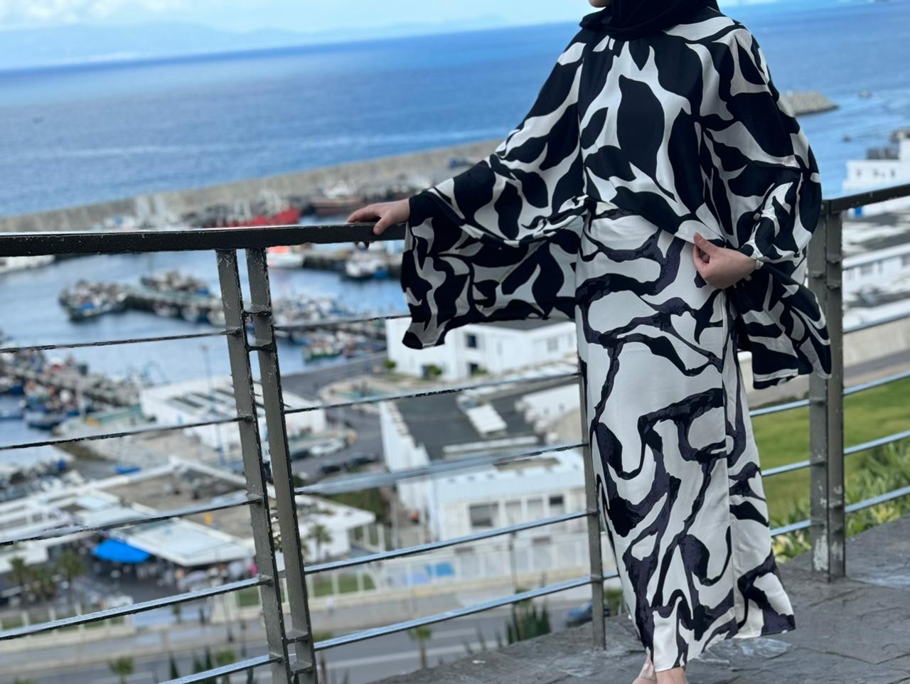 Blouse tacheté